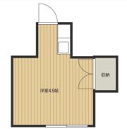 鶴岡荘の間取り画像