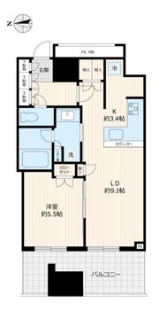 アトラスブランズタワー三河島の間取り画像