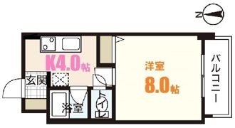 アヴァンセ中筋Ⅱの間取り画像