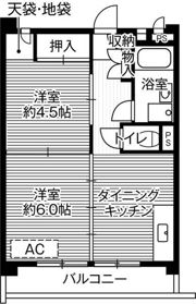 ビレッジハウス向台タワー1号棟の間取り画像