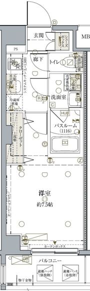クレヴィスタ板橋ときわ台の間取り画像