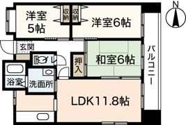 ワイビルの間取り画像