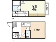 丹那コーポラスⅡの間取り画像