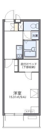 レオパレスソレーユⅢの間取り画像