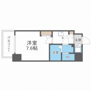レジュールアッシュ難波MINAMIの間取り画像