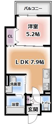 クリエオーレ中野の間取り画像