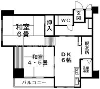 コーポ森久の間取り画像