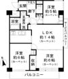 ライオンズマンション川口本町第2の間取り画像