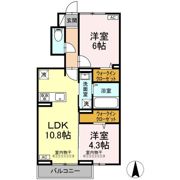 シエンヌ2の間取り画像