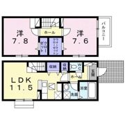 ヴィオラKの間取り画像