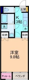 ドゥウェル婦中の間取り画像