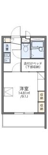 レオパレスセジュール弐番館の間取り画像