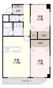 大枝ビルの間取り画像