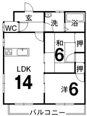 サンセールHIの間取り画像