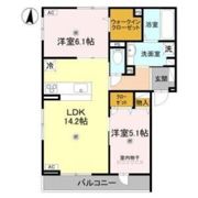 K.レジデンスビューⅡの間取り画像