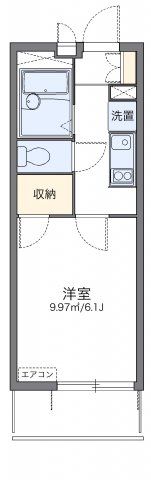 レオパレスリバービレッジの間取り画像