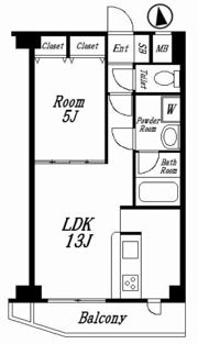 ヴェルステージ秋葉原EASTの間取り画像