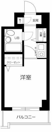 レクセル武蔵関の間取り画像