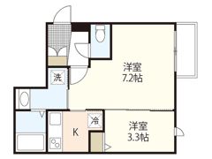 月光南観音弐番館の間取り画像