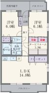 シャンフレーズの間取り画像