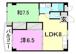 ビージョイマンション5号館の間取り画像