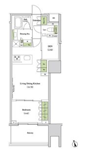 ザ・パークハビオ北千住の間取り画像