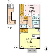 Royal西荒屋（ロイヤル西荒屋）の間取り画像