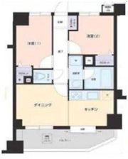 ライオンズマンション東四つ木の間取り画像