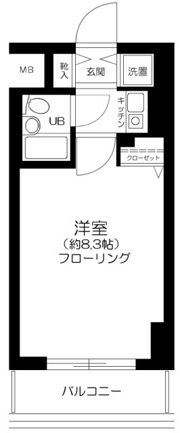 メイツ品川南の間取り画像