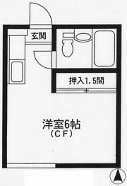 小日向アパートメントの間取り画像