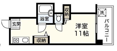 ウィンディア五日市 A棟の間取り画像