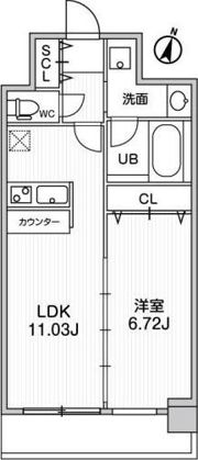 LaDouceur天満の間取り画像
