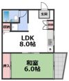 朝日プラザ高津Ⅲの間取り画像