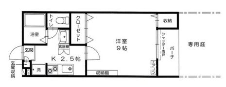 ポールスター高田の間取り画像