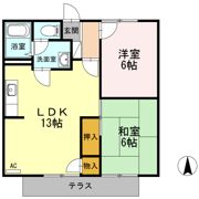 リビエールアン B棟の間取り画像