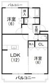 初生パークハイツの間取り画像