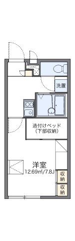 レオパレス藤Ⅱの間取り画像