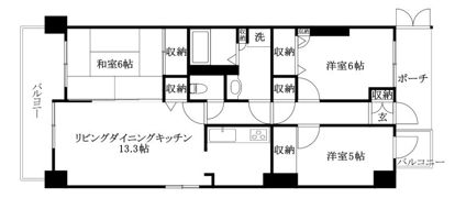 サンクレスタ緑町の間取り画像
