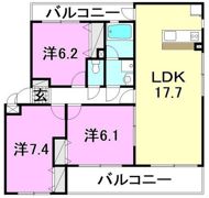 永田マンション2の間取り画像