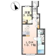 仮）土浦市下高津新築アパートの間取り画像