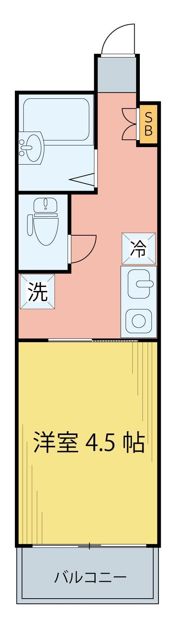 プラウディア宮城野の間取り画像