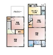 寝屋川市豊里町テラスの間取り画像