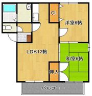 シャンテ遠賀野 A棟の間取り画像