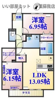 月うさぎ 弐の間取り画像