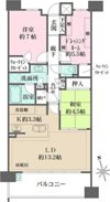 アネシア八事高峯シティテラス ランドマークレジデンスの間取り画像