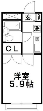 スカイピア蓮根の間取り画像