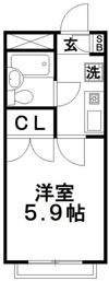 スカイピア蓮根の間取り画像