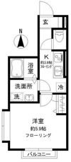 ガーデニア国立の間取り画像