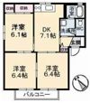 まるハウス B棟の間取り画像