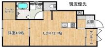 ガーデンヒル出西Aの間取り画像